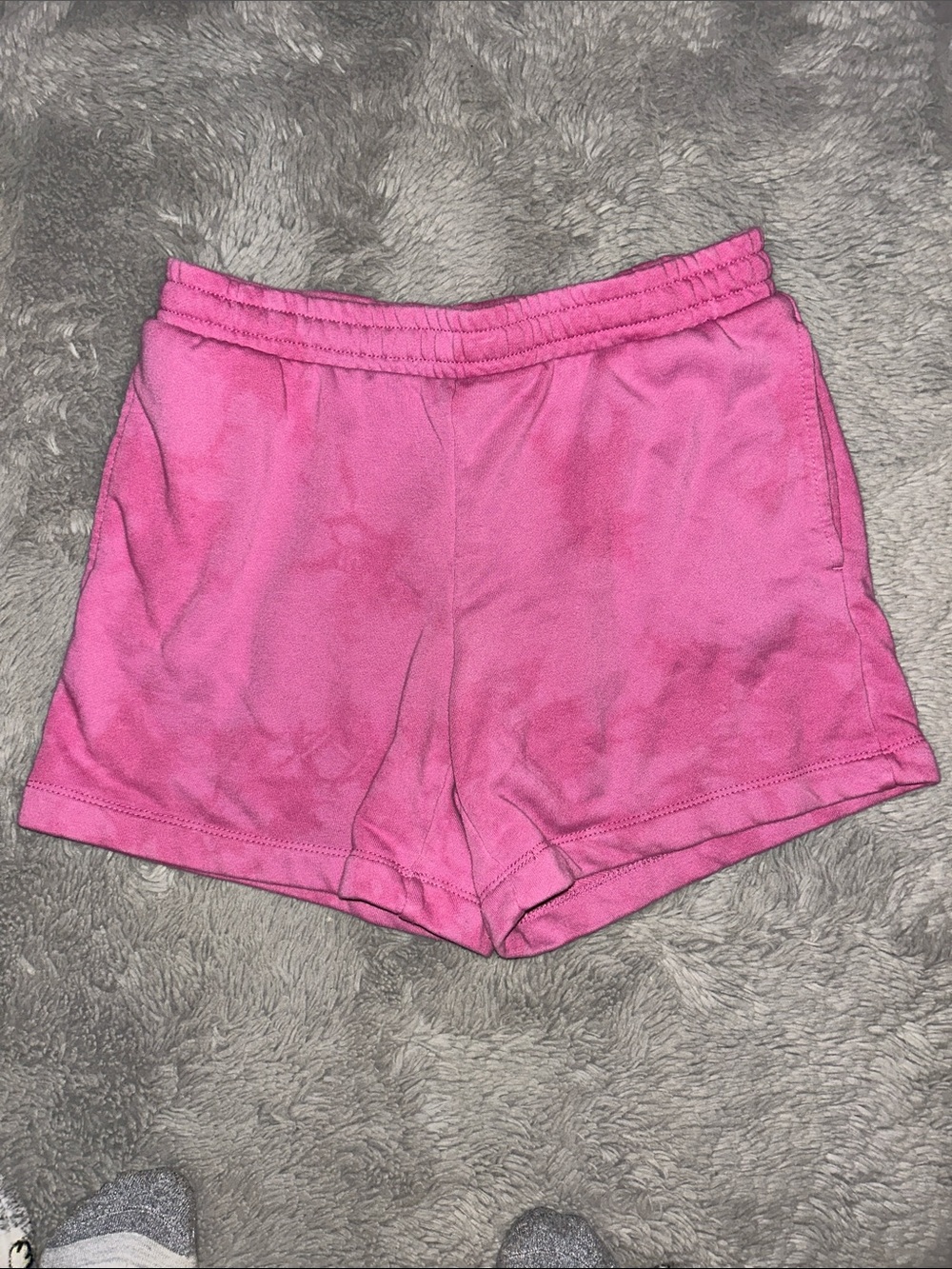 Everyday Women's Pink Elastic-Waist Cotton Shorts